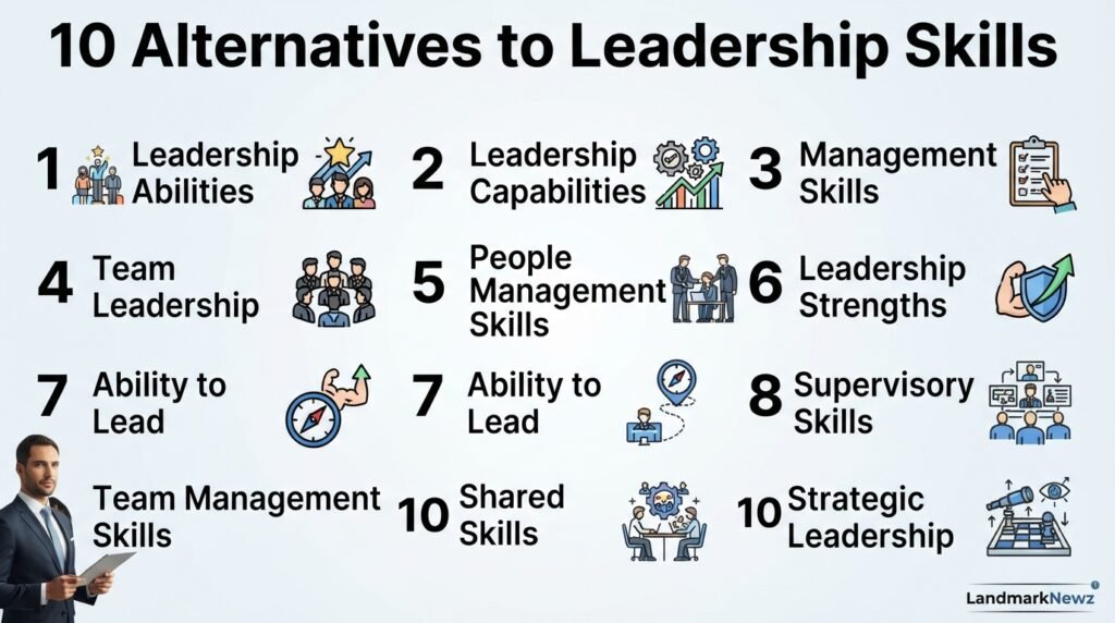 10 professional alternatives to leadership skills for resumes and workplace communication