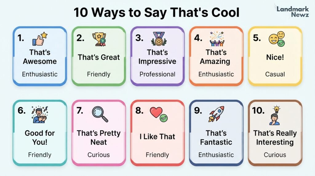 10 alternatives to say that's cool in casual and professional conversations