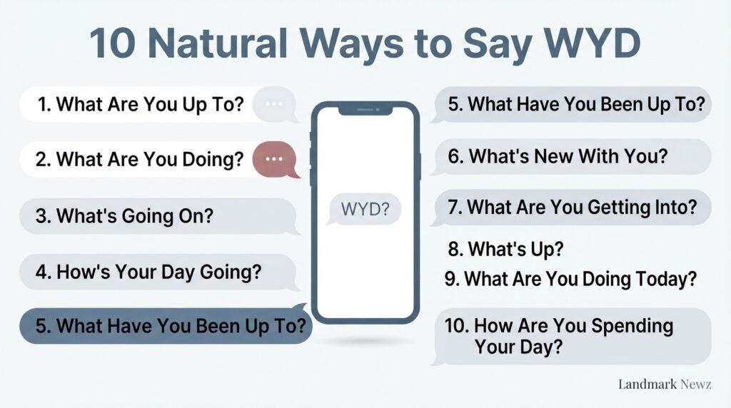 10 natural ways to say WYD in texts and casual conversations