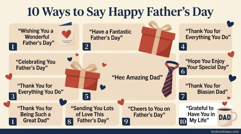 10 ways to say Happy Father’s Day with warm and meaningful alternatives