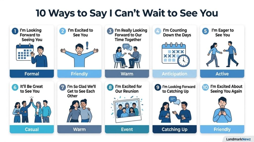 10 ways to say I can't wait to see you in natural English