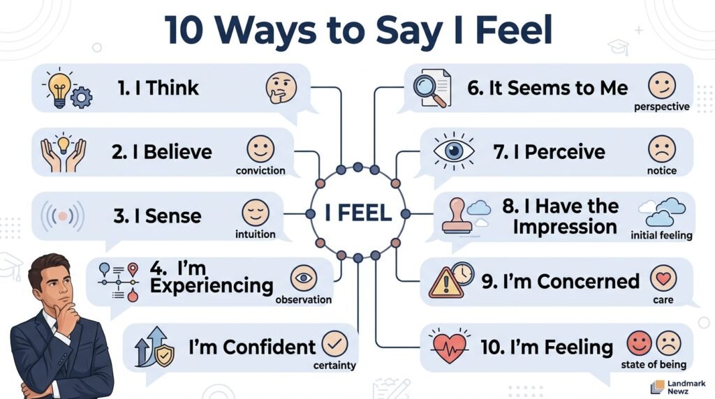 10 ways to say I feel with natural English alternatives