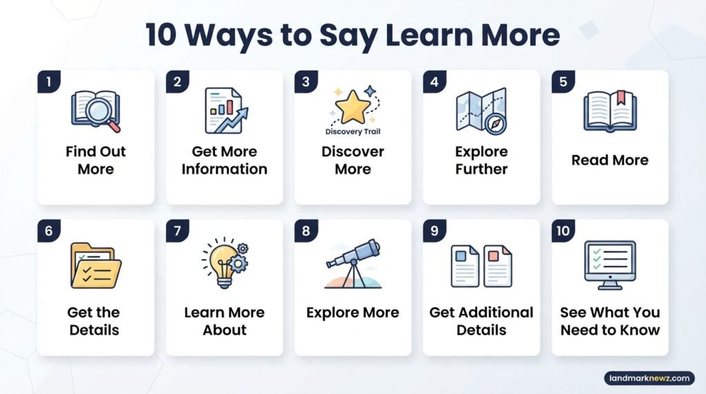10 ways to say learn more including professional and natural alternatives
