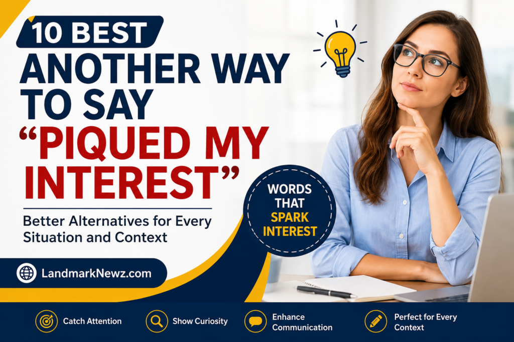 another way to say piqued my interest