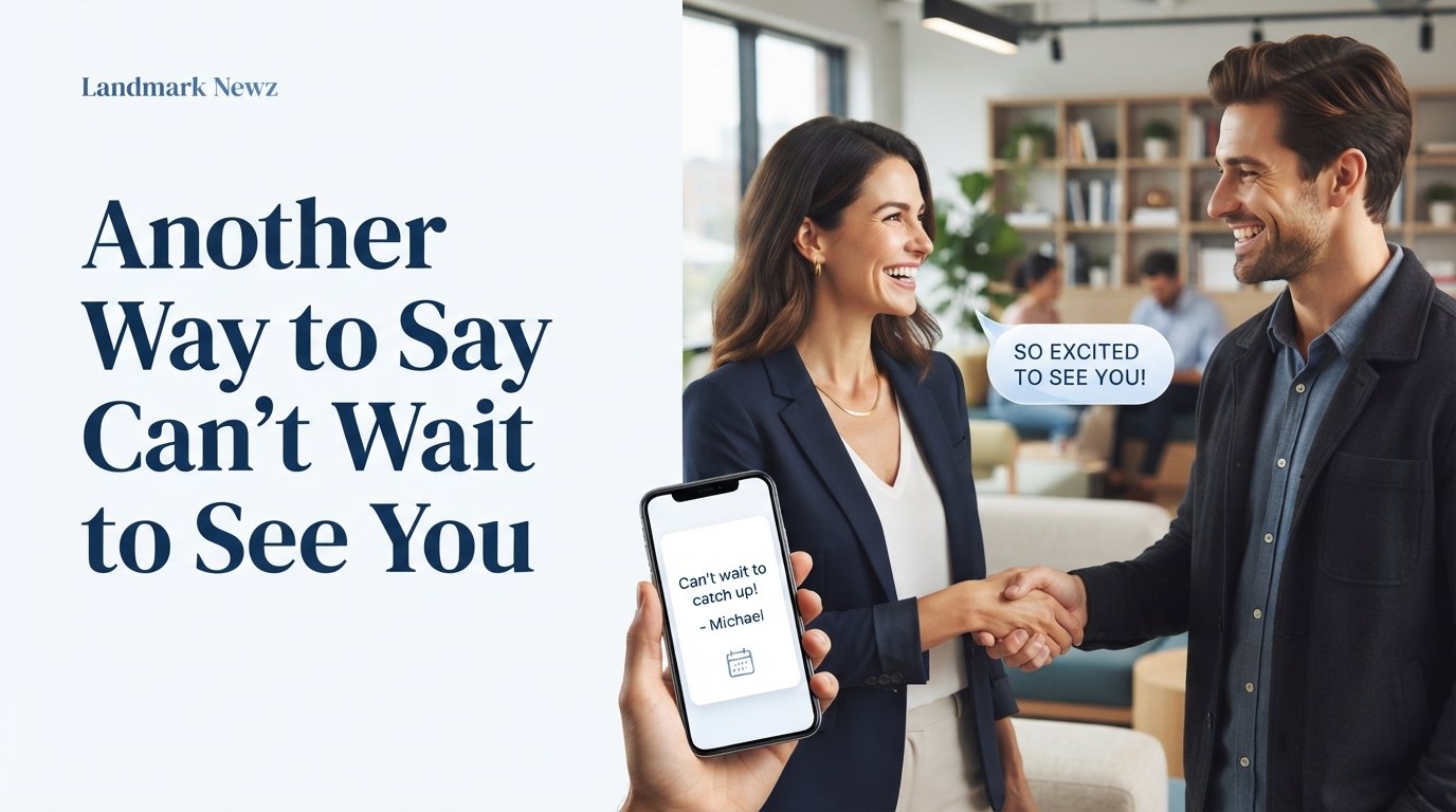 Another way to say can't wait to see you with natural English alternatives