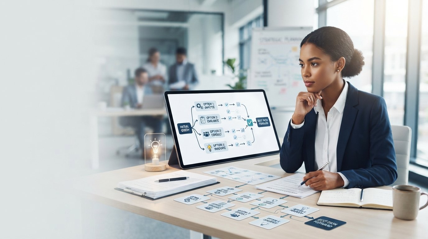 Another way to say decision making with professional alternatives