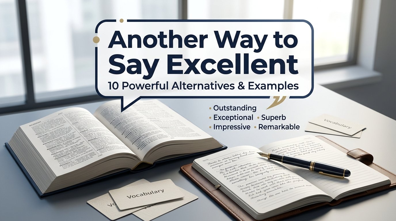 Another way to say excellent with 10 synonyms and examples