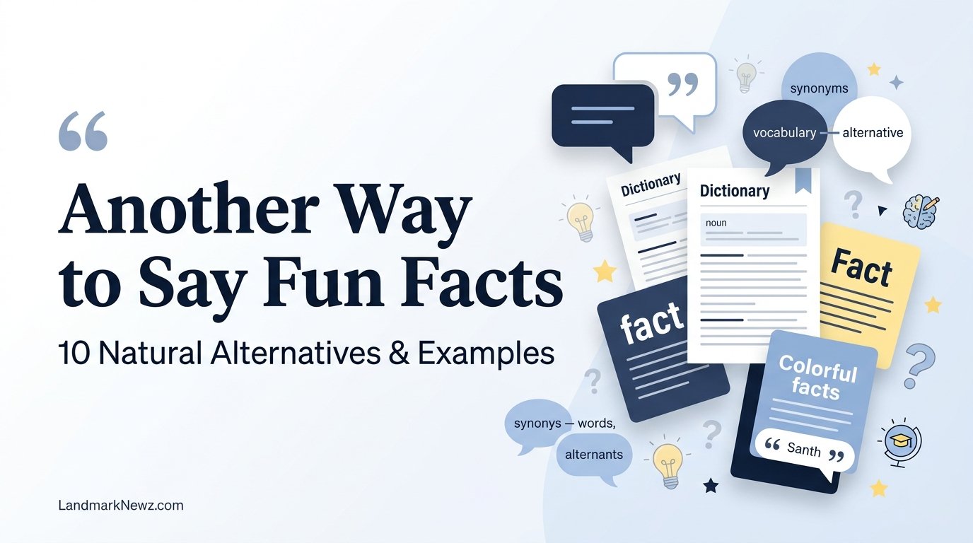 Another way to say fun facts with 10 natural alternatives and examplesAnother way to say fun facts with 10 natural alternatives and examples