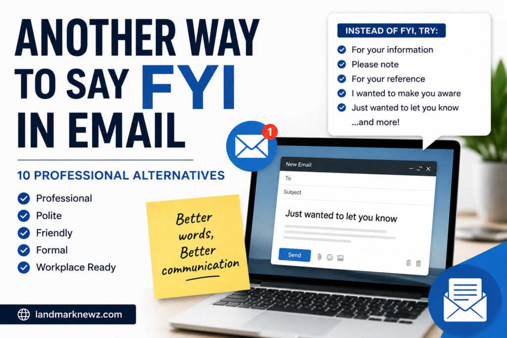 another way to say fyi in email