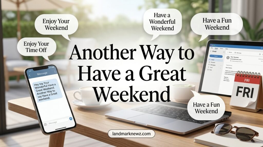 Another way to say have a great weekend with friendly and professional alternatives