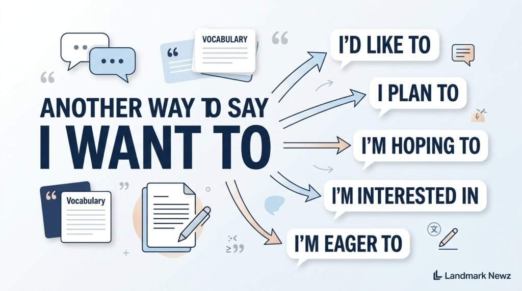 Another way to say I want to with 10 professional alternatives