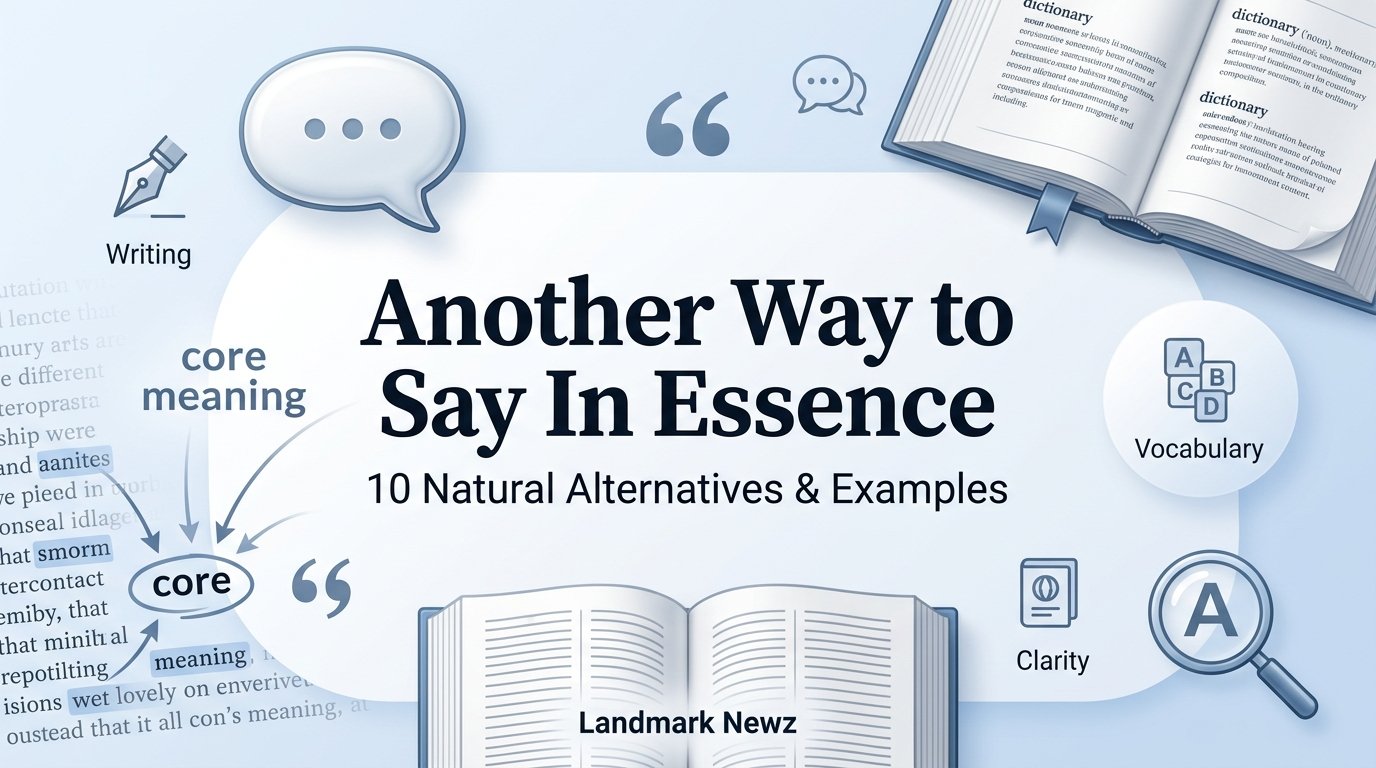 Another way to say in essence with 10 natural alternatives