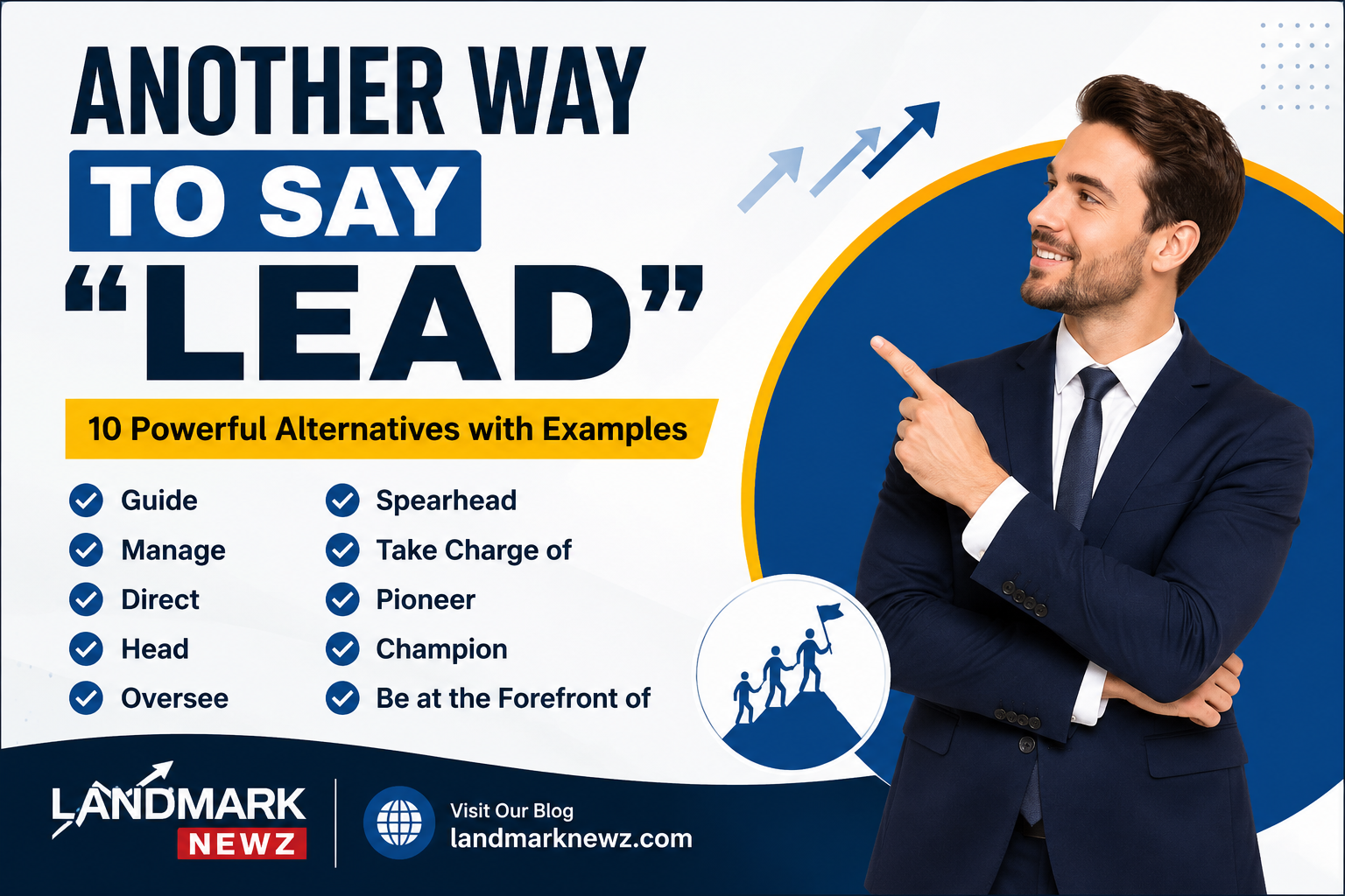 another way to say lead
