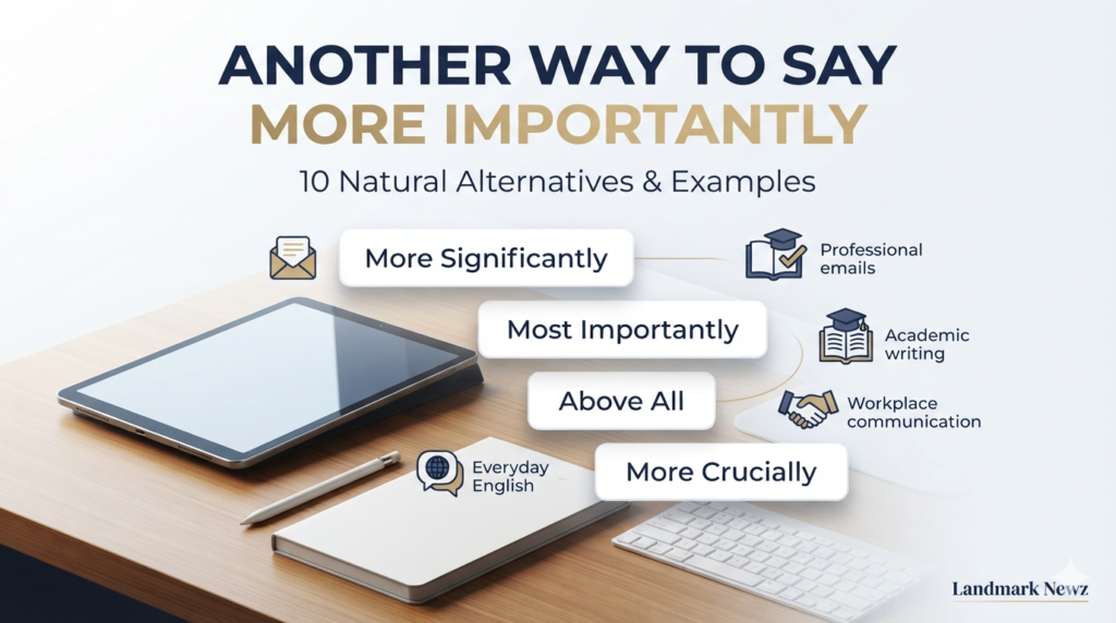 Another way to say more importantly with 10 natural alternatives