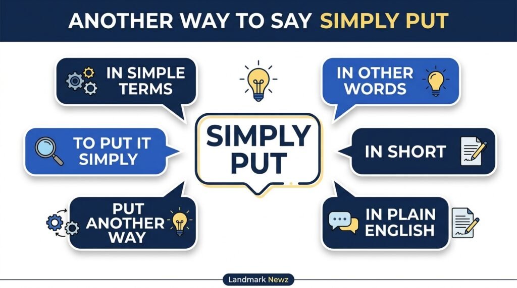 Alternatives to simply put including in simple terms, in other words, and in plain English