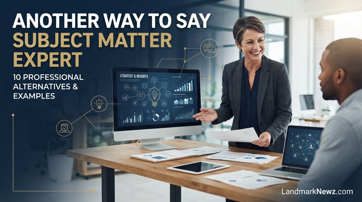 Another way to say subject matter expert with 10 professional alternatives