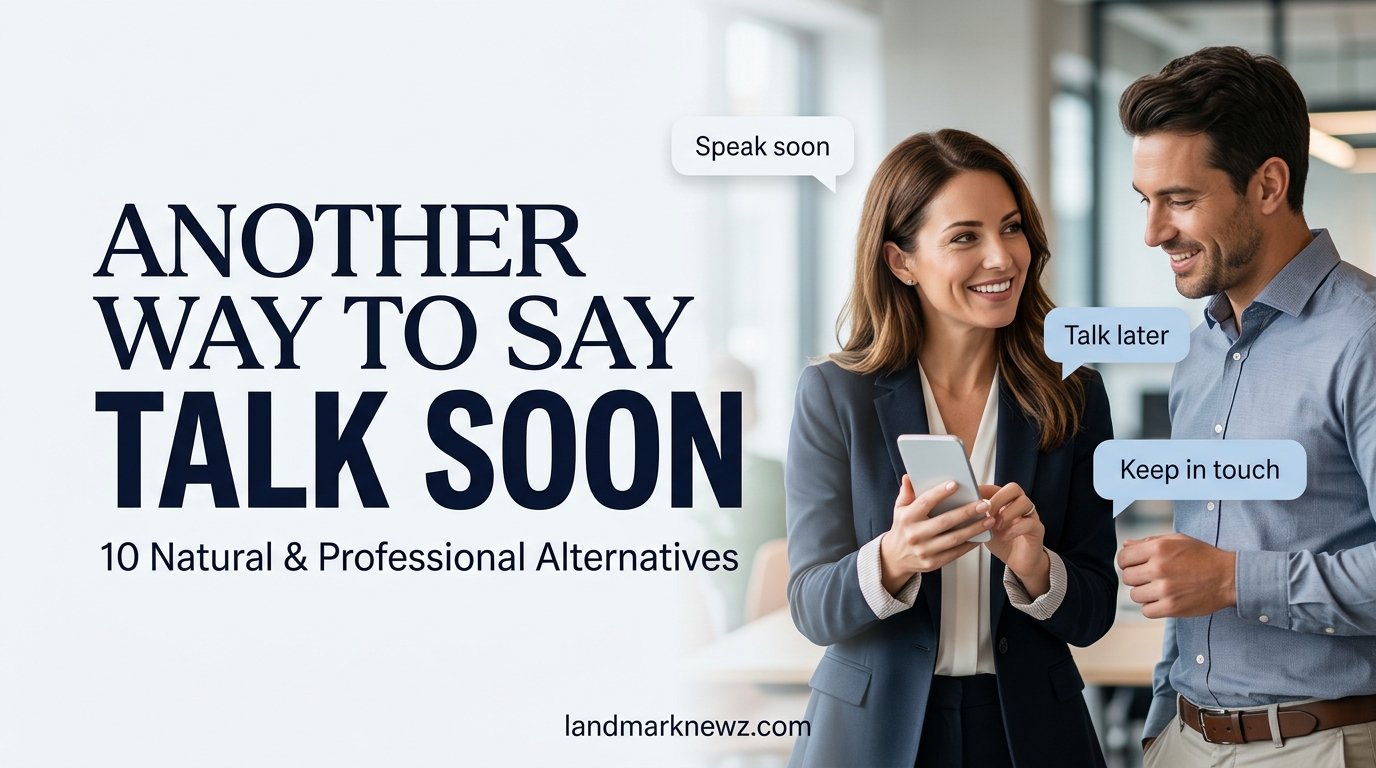 Another way to say talk soon with 10 natural and professional alternatives