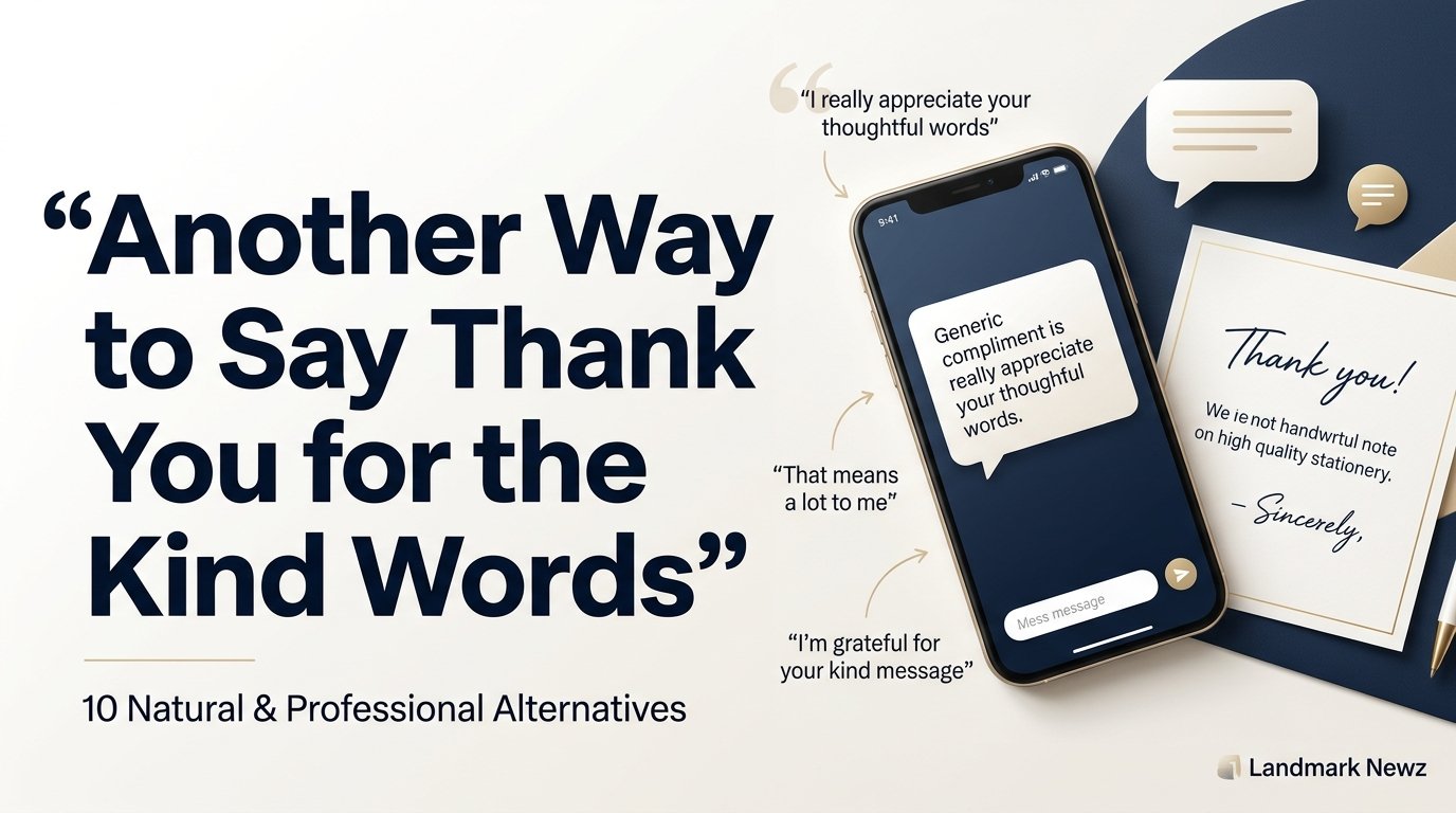 Another way to say thank you for the kind words with 10 natural alternativesAnother way to say thank you for the kind words with 10 natural alternatives