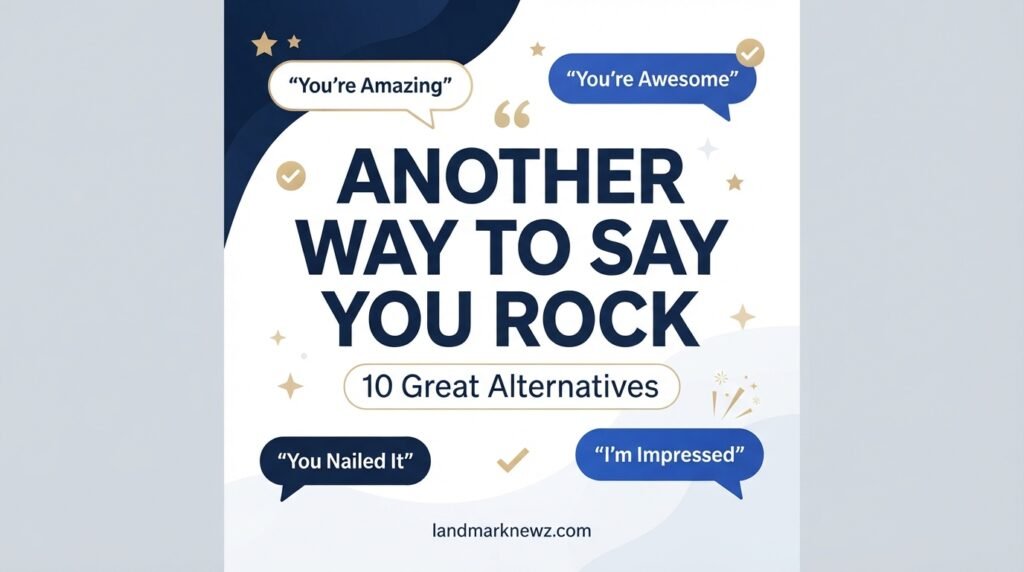 Another way to say you rock with 10 great alternatives