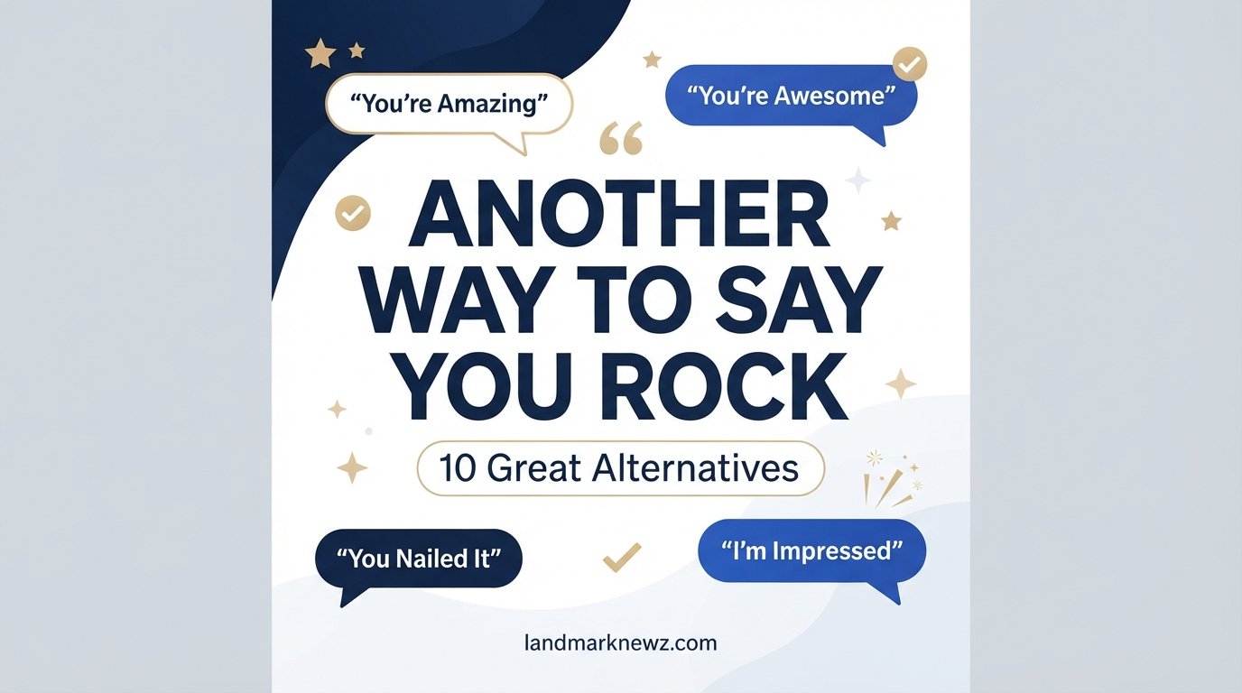 Another way to say you rock with 10 great alternatives