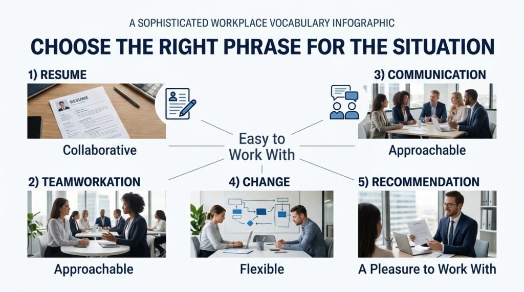 How to choose the right alternative to easy to work with by context