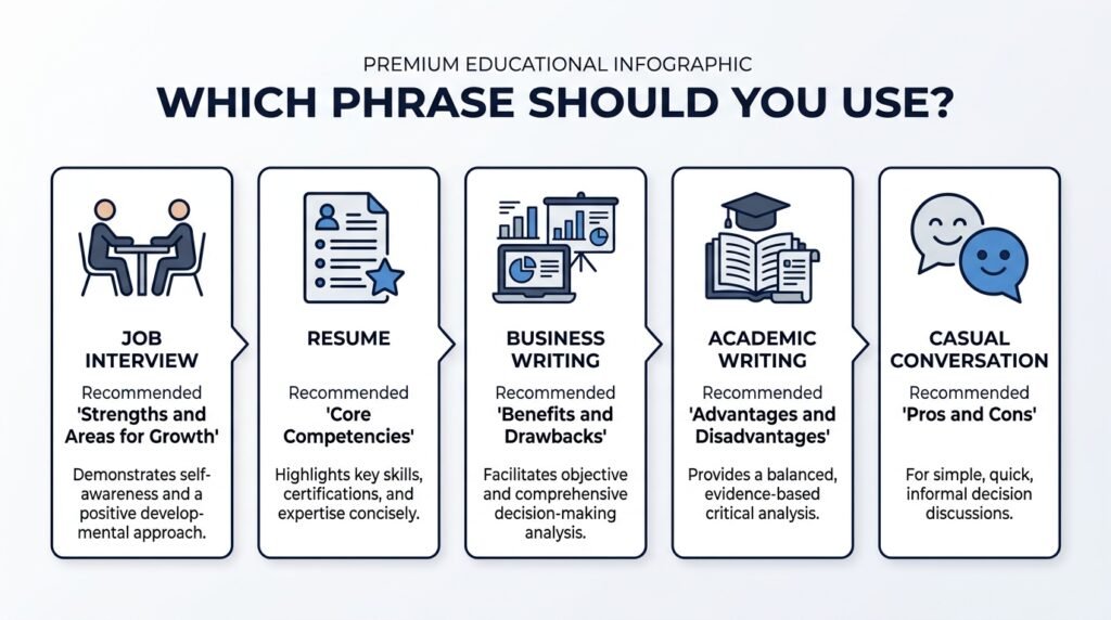 Best alternatives to strengths and weaknesses for interviews resumes business and academic writing