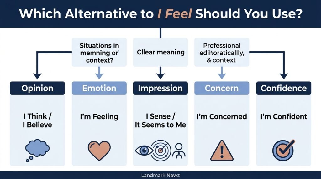 Guide to choosing the right alternative to I feel