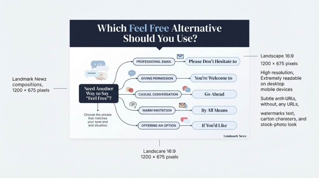 Guide to choosing the right alternative to feel free by situation and tone