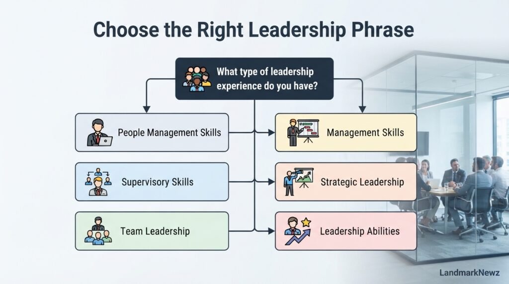 Decision guide for choosing the right alternative to leadership skills