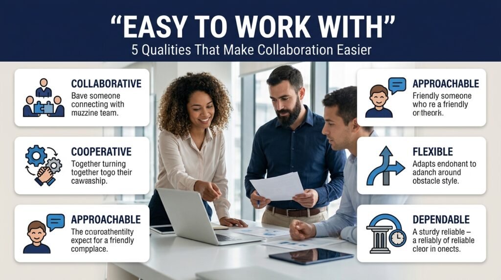 Key qualities that make someone easy to work with
