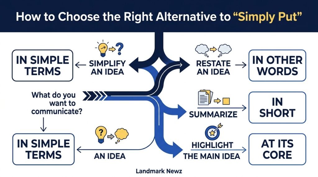 Decision guide for choosing the right alternative to simply put