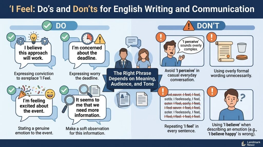 Do’s and don’ts for using alternatives to I feel