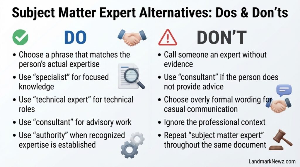 subject-matter-expert-alternatives-dos-and-donts