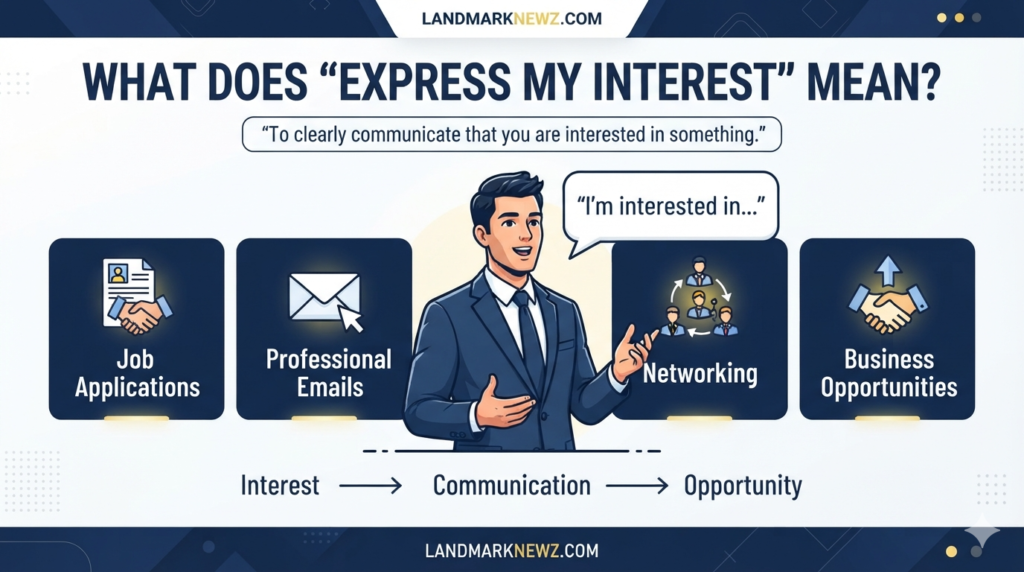 What “express my interest” means in professional communication