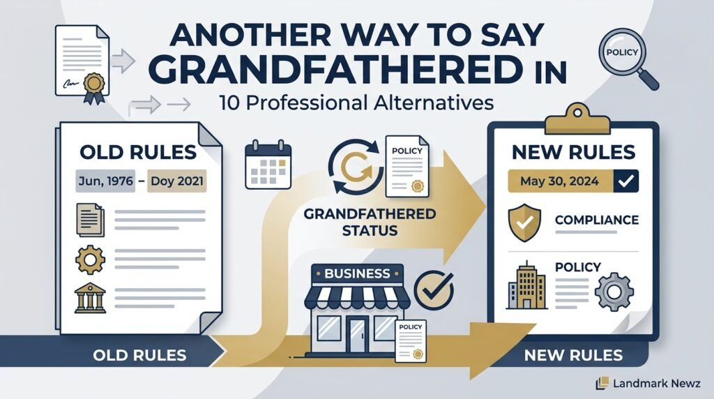 Visual explanation of what grandfathered in means under old and new rules