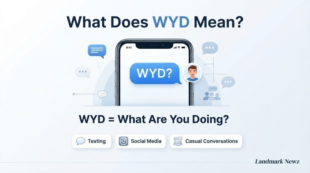 What does WYD mean in texting and casual conversations