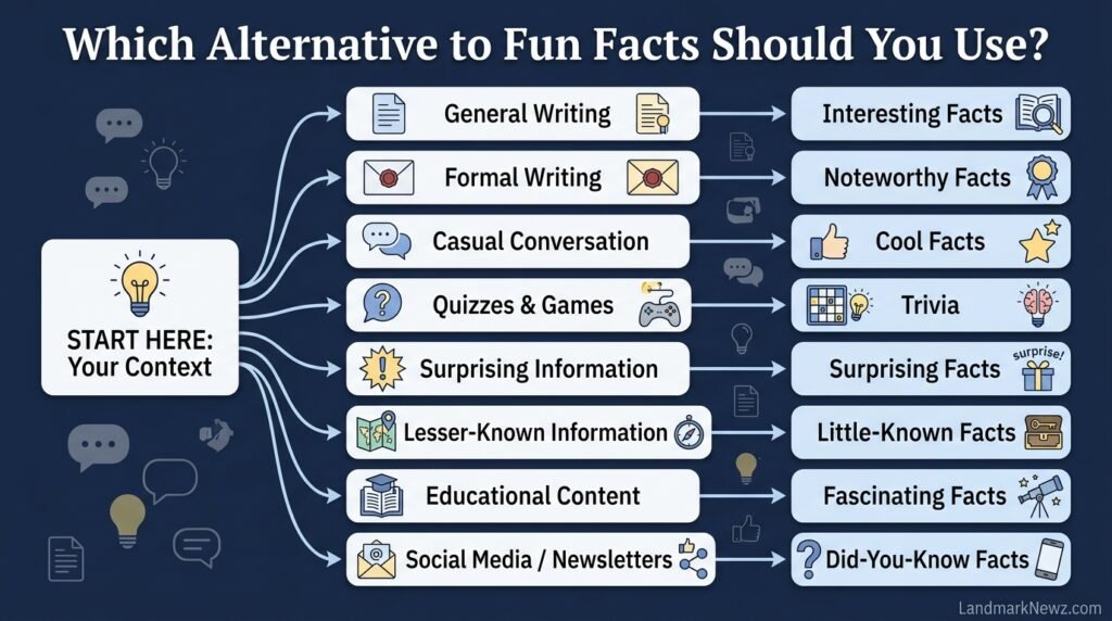 Guide to choosing the right alternative to fun facts