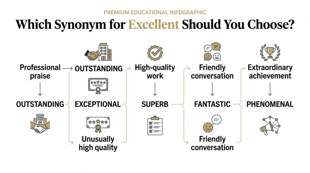 Quick guide to choosing the right synonym for excellent