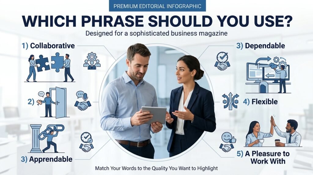 Workplace communication phrases for easy to work with alternatives