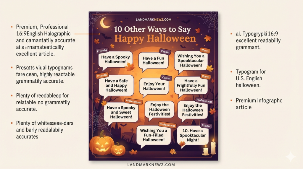 10 other ways to say Happy Halloween with friendly, fun, spooky, and professional greetings