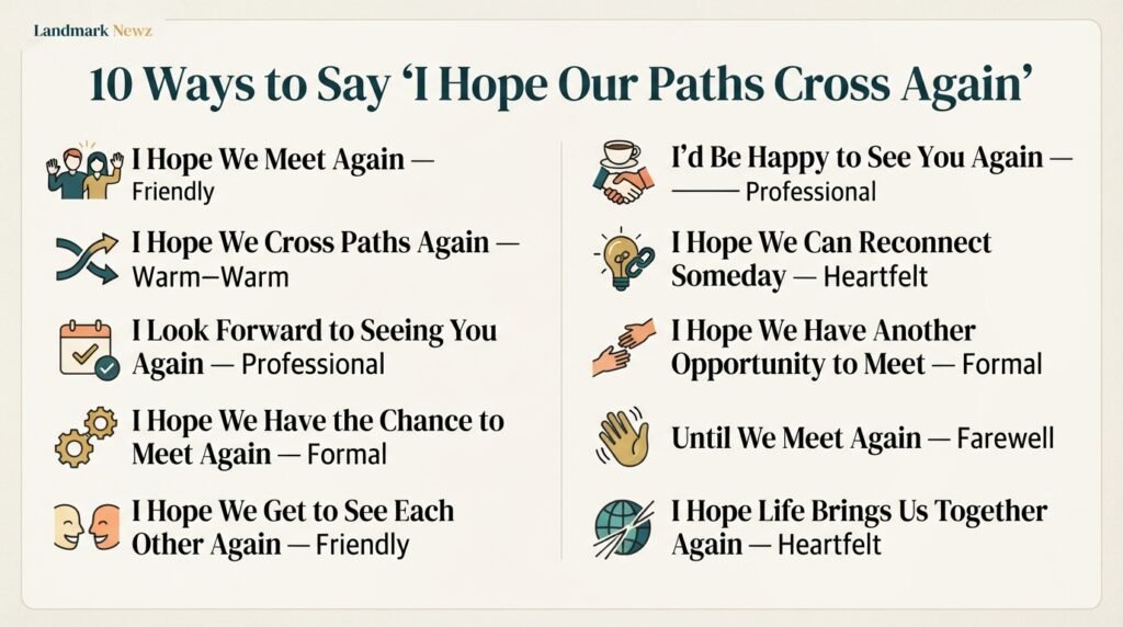10 ways to say I hope our paths cross again with natural alternatives
