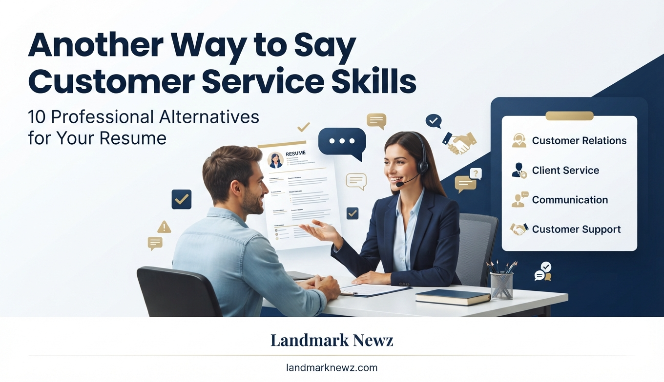 Another way to say customer service skills with professional resume alternatives
