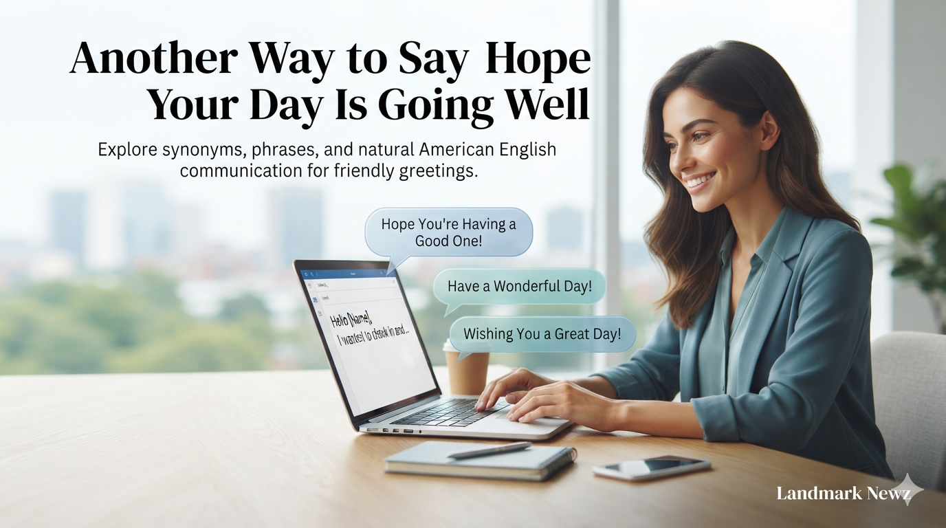 Another way to say hope your day is going well with professional and friendly alternatives