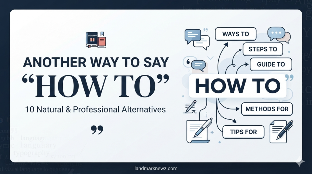 Another Way to Say “How To”: 10 Best Alternatives