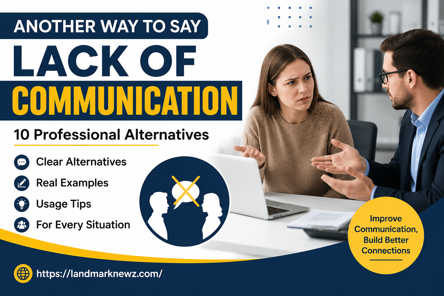 another way to say lack of communication