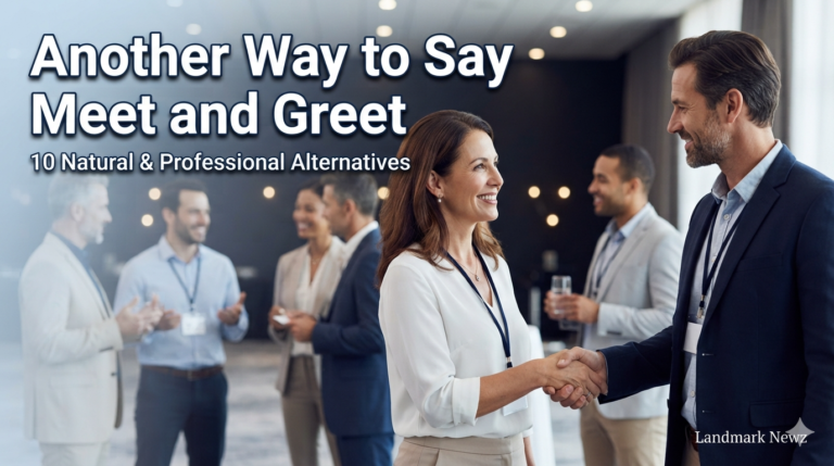 Another way to say meet and greet with professional networking alternatives