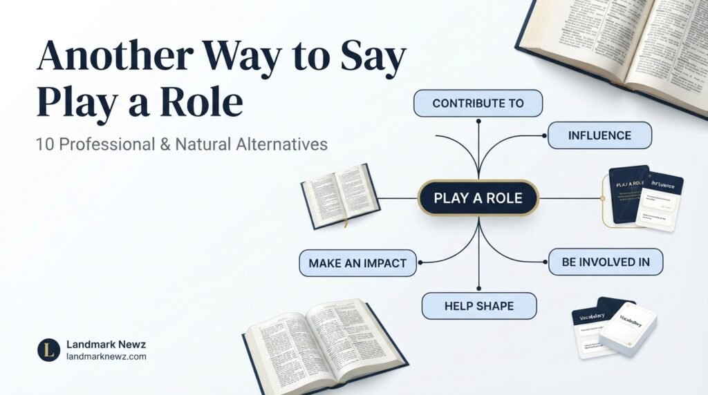 Another way to say play a role with 10 professional and natural alternatives