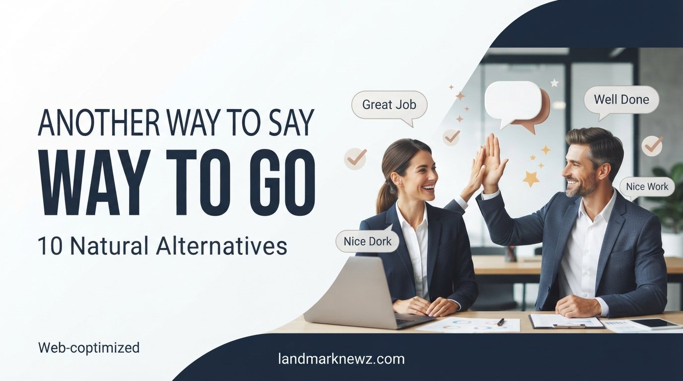 Another way to say way to go with 10 natural alternatives for praise