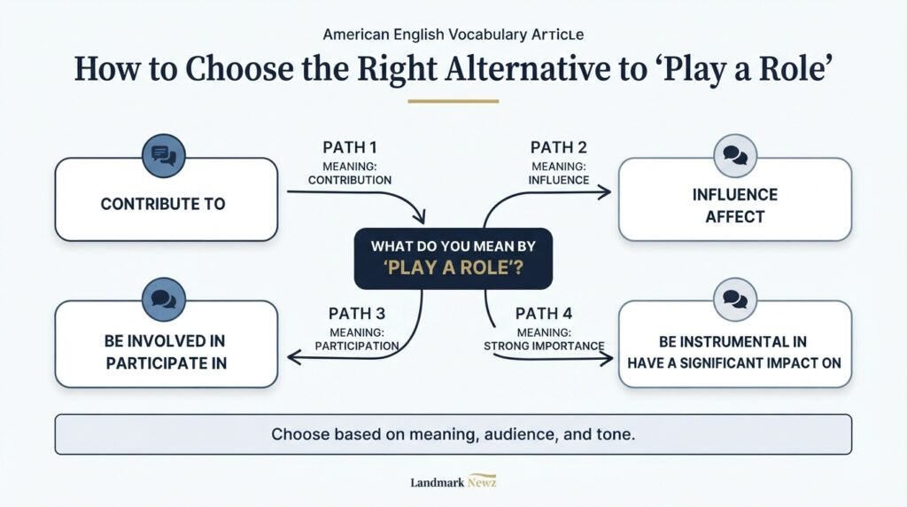 How to choose the right alternative to play a role based on meaning and tone
