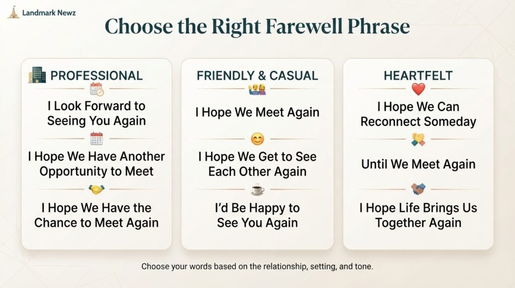 Professional casual and heartfelt alternatives to I hope our paths cross again